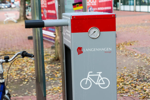 Neue Rad-Serviestation - Langenhagen Zentrum