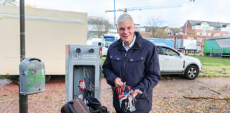Neue Rad-Serviestation - Langenhagen Zentrum