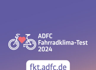 ADFC Langenhagen ruft zur Teilnahme am Fahrradklima-Test 2024 auf Poster - ADFC Fahrradklima-Test 2024