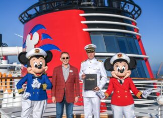 MEYER WERFT liefert Disney Treasure vorzeitig an Disney Cruise Line ab Disney Treasure