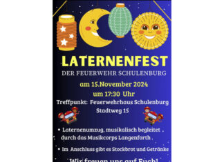 Laternenfest mit der Ortsfeuerwehr Schulenburg Laternenfest - Ortsfeuerwehr Schulenburg