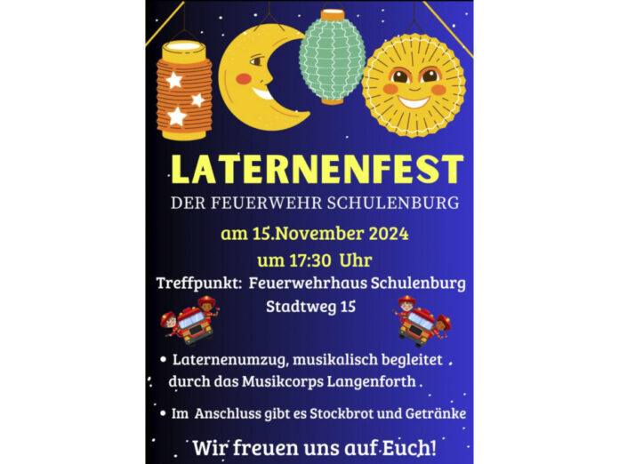 Laternenfest - Ortsfeuerwehr Schulenburg