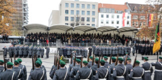Gelöbnisfeier der Bundeswehr in Hannover