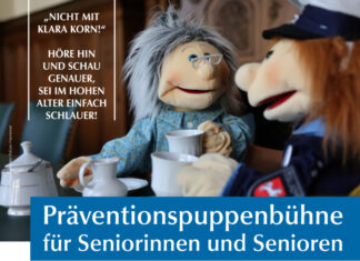 Langenhagen: Präventionspuppenbühne für Seniorinnen und Senioren Poster: Präventionspuppenbühne für Senioren
