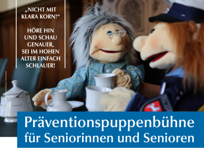 Poster: Präventionspuppenbühne für Senioren