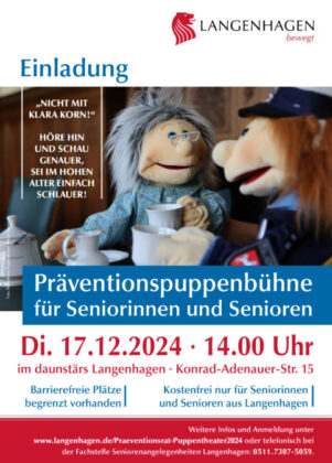 Flyer: Präventionspuppenbühne