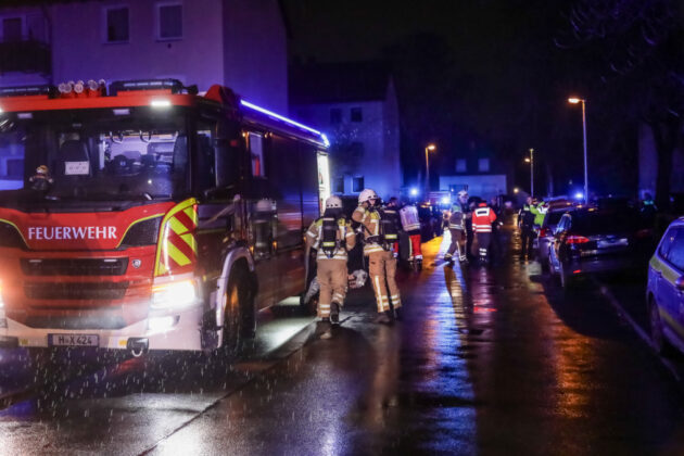 Wohnungsbrand in Wiesenau / Feuerwehreinsatz