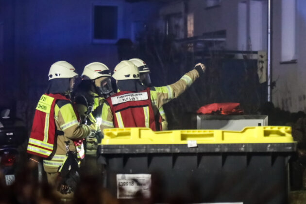 Wohnungsbrand in Wiesenau / Feuerwehreinsatz