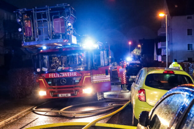 Wohnungsbrand in Wiesenau / Feuerwehreinsatz