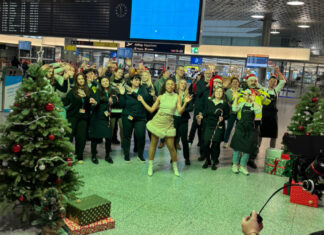 Weihnachtliche Klänge am Hannover Airport: Diana Babalola verzaubert mit neuem Weihnachtssong When wishes come true – „The Voice of Germany“-Teilnehmerin Diana Babalola bringt Fluggäste, Kunden und Mitarbeiter in Weihnachtsstimmung.