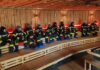 Feuerwehrausbildung in der Sauna