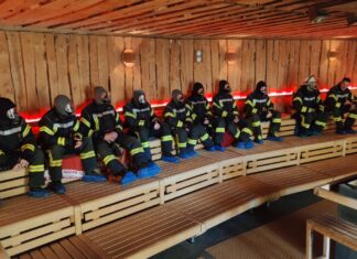 Celle: Feuerwehrausbildung in der Sauna Feuerwehrausbildung in der Sauna