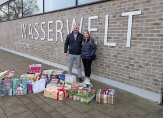 Gemeinsam für den Tierschutz: Wunschbaum-Aktion der Wasserwelt Langenhagen Wasserwelt Langenhagen erfüllt Herzenswünsche – Spendenübergabe an Amy’s Pfotenfreunde e.V.