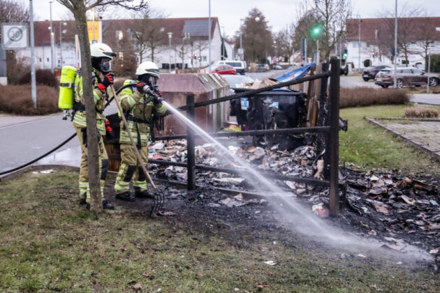 Feuerwehreinsatz - Conatinerbrand - Kaltenweide