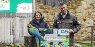 Kultusministerin Julia Hamburg und Erlebnis-Zoo stellen aktuelles Thema für Zoo-Artenschutzpreis „ZAP! 2025“ vor.