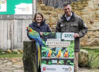 „ZAP! 2025“: Schulwettbewerb des Erlebnis-Zoo Hannover ruft junge Artenschützer auf den Plan Kultusministerin Julia Hamburg und Erlebnis-Zoo stellen aktuelles Thema für Zoo-Artenschutzpreis „ZAP! 2025“ vor.