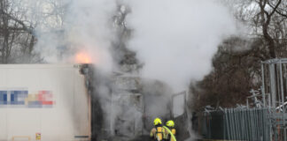 Wedemark / LKW-Brand