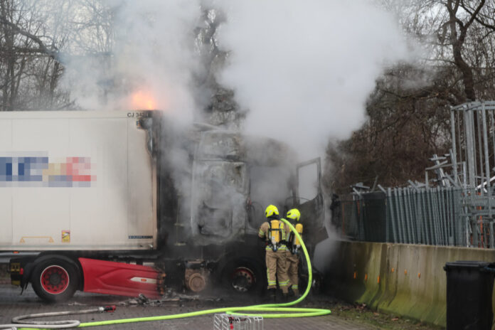 Wedemark / LKW-Brand