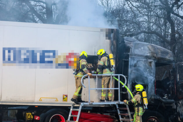 Wedemark / LKW-Brand