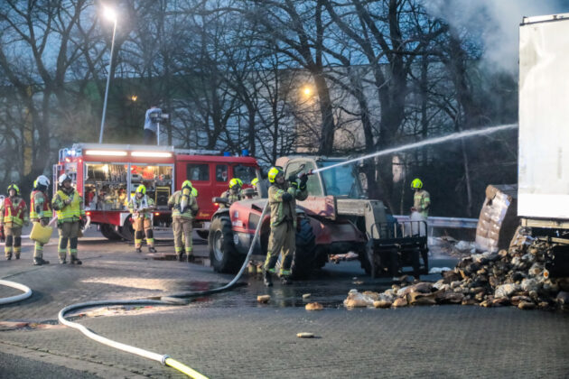 Wedemark / LKW-Brand