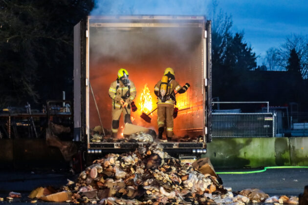 Wedemark / LKW-Brand