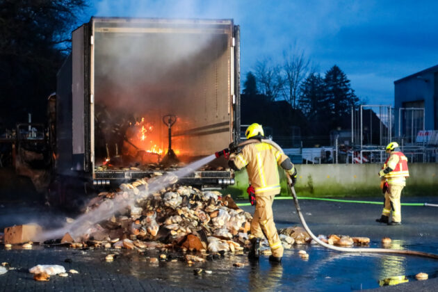 Wedemark / LKW-Brand