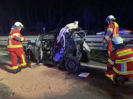 Schwerer Auffahrunfall auf der A7