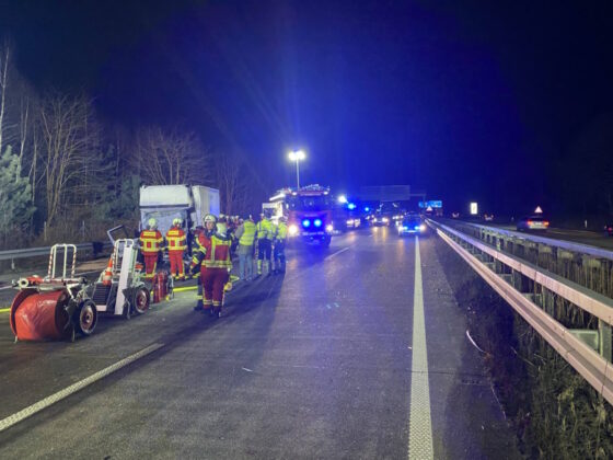 Schwerer Auffahrunfall auf der A7