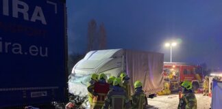 Feuerwehr befreit eingeklemmten Fahrer in aufwendiger Rettungsaktion