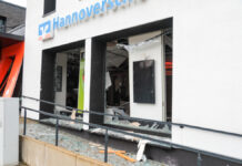 Volksbank nimmt SB-Bereich in Langenhagen wieder in Betrieb Geldautomatensprengung