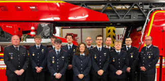 Mitgliederversammlung der Ortsfeuerwehr Langenhagen / Ehrungen / Beförderungen.