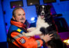 Lutz Fricke mit Rettuungshund