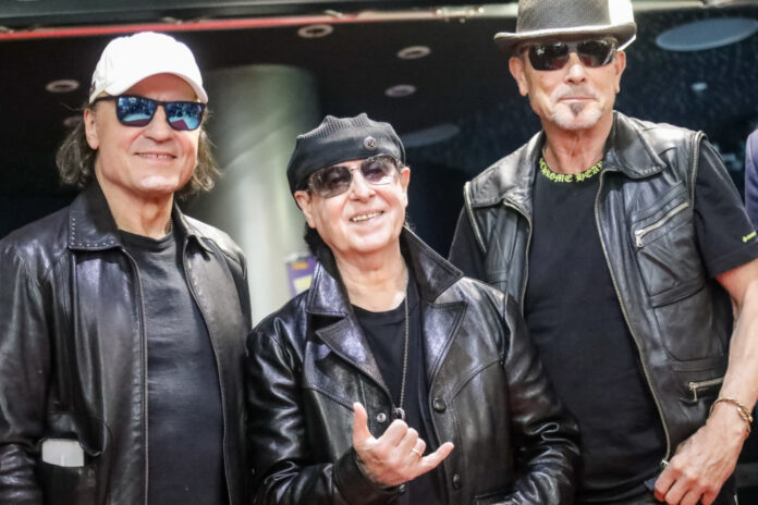 Hub of the Scorpions (vo.li.): Matthias Jabs, Klaus Meine, Rudolf Schenker (Scorpions)