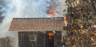 Gartenhausbrand in Bissendorf-Wietze