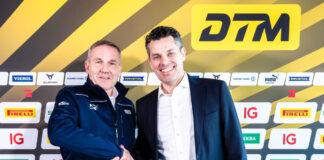 ADAC Motorsportchef Thomas Voss (li.) und Michael Strohmenger (re.), Geschäftsführer von CineStar.