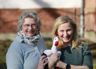 Neue Leitung bei der Rudi-Rotbein-Gruppe des NABU Langenhagen Silke Brodersen (links) und Edyta Pawlak-Grassmann (rechts)