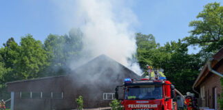 Scheunenbrand in Isernhagen HB