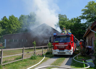 Scheunenbrand in Isernhagen HB