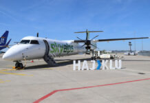 Erstflug der Airline SkyAlps von Hannover nach Klagenfurt am 01.05.2025.