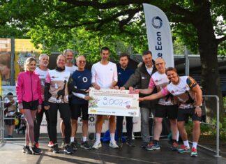10. ZOO-RUN feiert Jubiläum im Erlebnis-Zoo Hannover Genau 9.007 Euro kamen bei dem Zoo Run zustande.