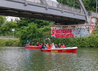 Großangelegte Personensuche im Mittellandkanal bleibt ohne Ergebnis Personensuche im Mittellandkanal