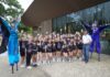Begrüßung mit Cheerleadern und Walk Acts