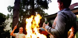 Themenfoto: Grillunfall