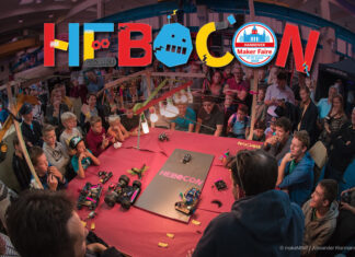 Skurrile Roboter und kreative Köpfe: Hebocon feiert Premiere auf der Maker Faire Hannover Hebocon