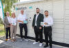 (vo.li.) Carsten Vullriede Jessica Porada, Mirko Heuer, Timur Jäger, Julius Mohrmann.