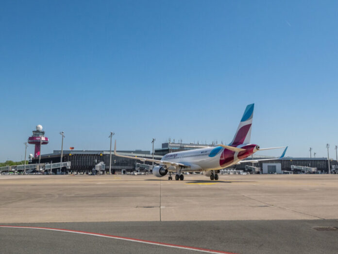 Eurowings am Hannover Airport.