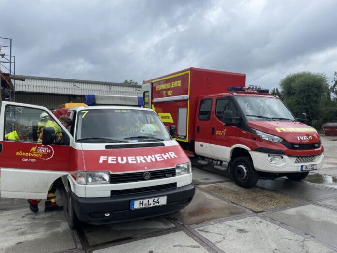 Lehrte: Storch lehnt Rettung ab