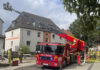 Drehleitereinsatz in der Bachstraße.