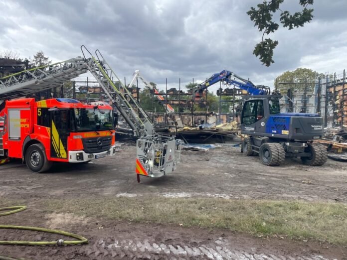 Großbrand Sporthalle Hannover-Misburg