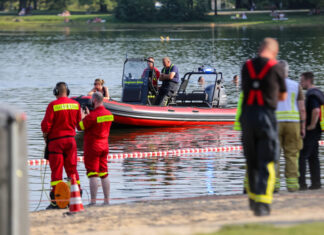 Personensuche am Silbersee – Großeinsatz von Feuerwehr und DLRG endet glimpflich Wasserrettung